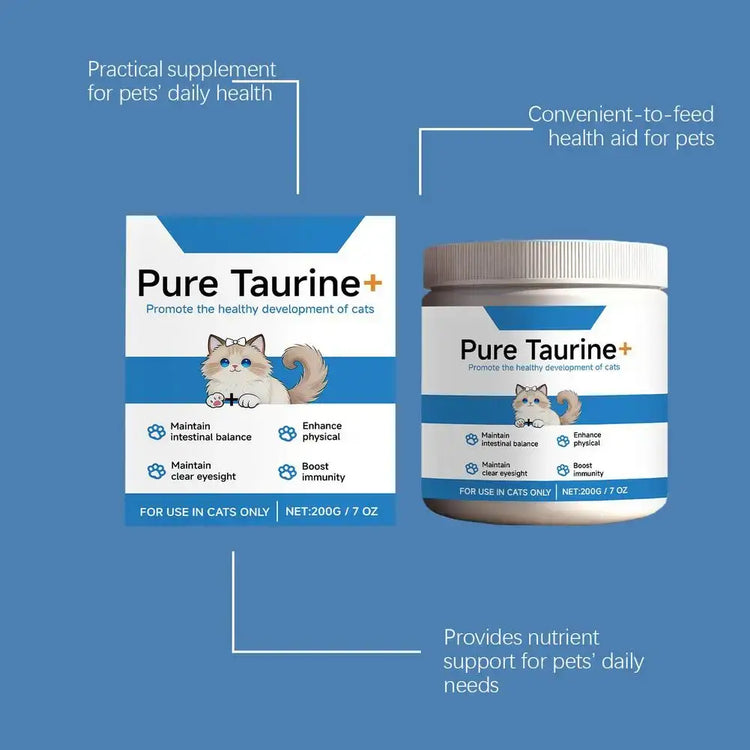 Cat Taurine Powder Gentle Formula To Care For Pet’s Comfortable Body Massage Care Nutrition Powder Taurine powder for