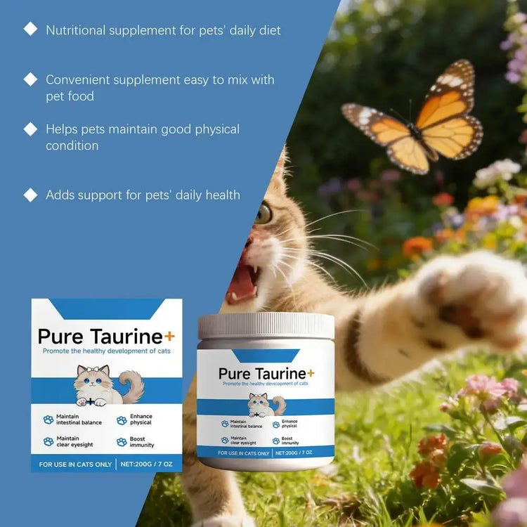 Cat Taurine Powder Gentle Formula To Care For Pet’s Comfortable Body Massage Care Nutrition Powder Taurine powder for