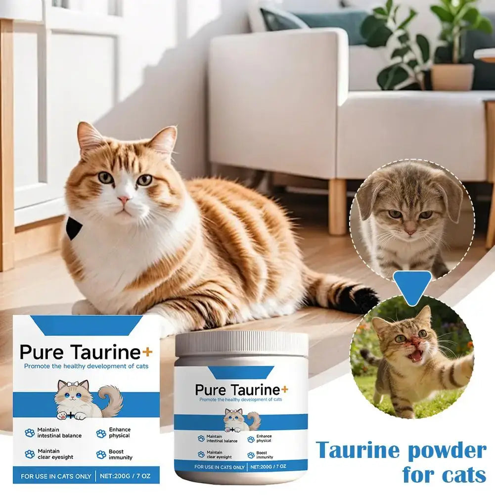 Cat Taurine Powder Gentle Formula To Care For Pet’s Comfortable Body Massage Care Nutrition Powder Taurine powder for