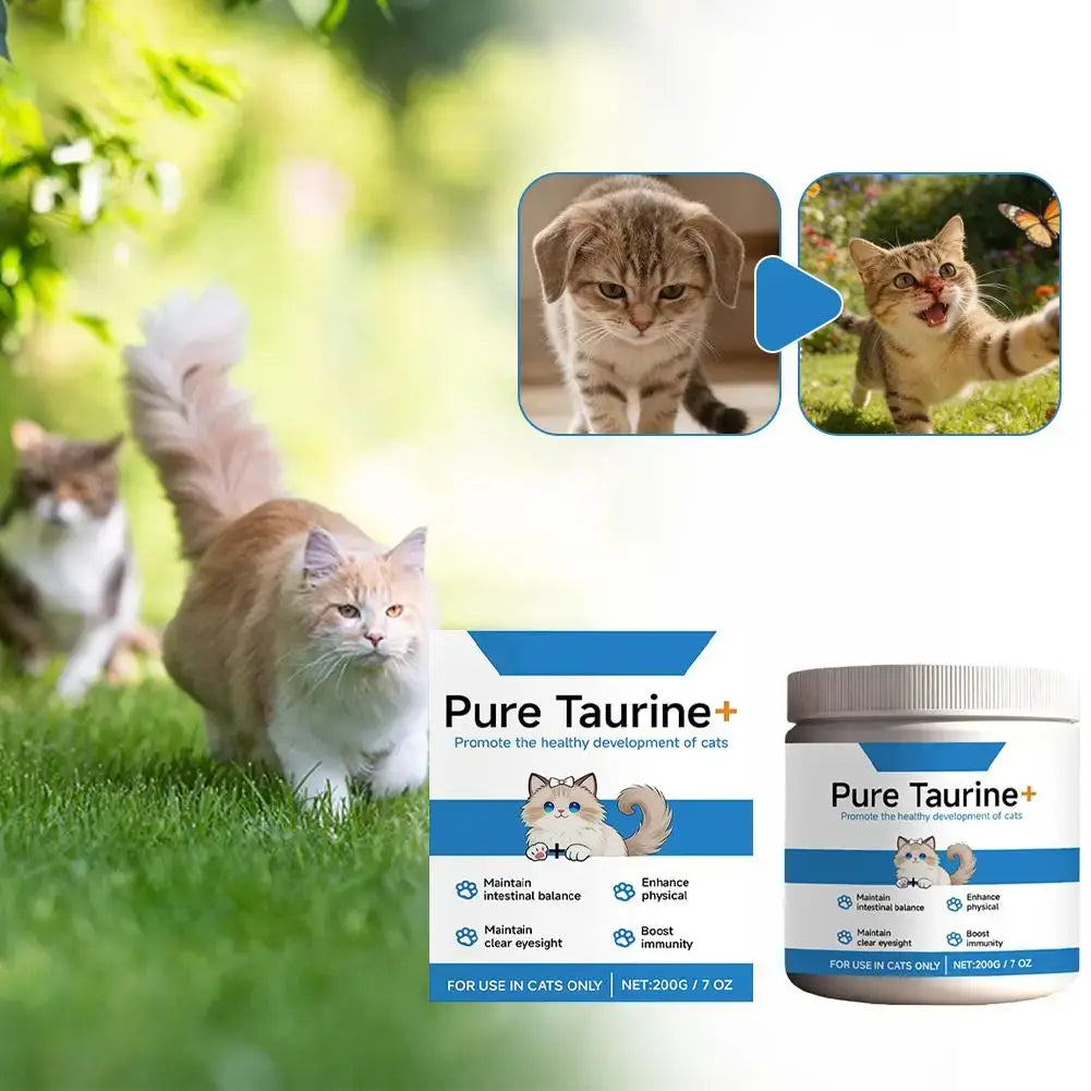 Cat Taurine Powder Gentle Formula To Care For Pet’s Comfortable Body Massage Care Nutrition Powder Taurine powder for