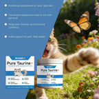 Cat Taurine Powder Support Heart Health Promote Healthy Growth Maintain Visual Function Smooth Hair Kitten Care