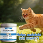 Cat Taurine Powder Support Heart Health Promote Healthy Growth Maintain Visual Function Smooth Hair Kitten Care