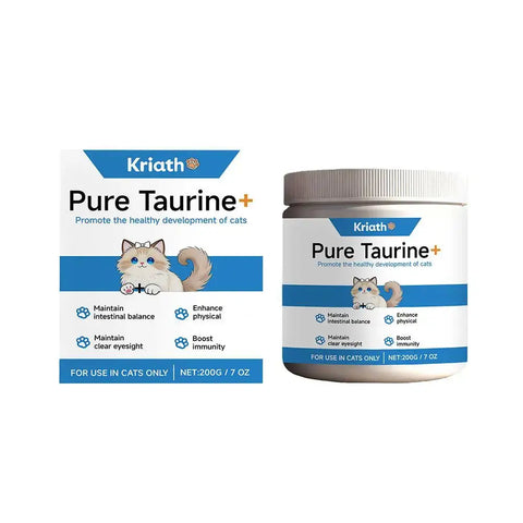Cat Taurine Powder Support Heart Health Promote Healthy Growth Maintain Visual Function Smooth Hair Kitten Care
