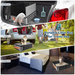 Cat Toilet Out Portable Waterproof Foldable Cat Litter Box with High Baffle Cover Cat Litter Storage Bag