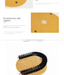 Cat Toy Arch Self Grooming Pamper Feline with Massage Grooming Rubbing Brush and Scratching Pad Interactive Toys for