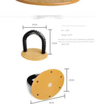 Cat Toy Arch Self Grooming Pamper Feline with Massage Grooming Rubbing Brush and Scratching Pad Interactive Toys for