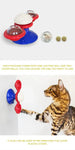 Cat Toy Windmill Rotating Turntable Interactive Pet Scratcher Hair Brush Catnip Teaser Toy for Kittens Cats Pet Supplies