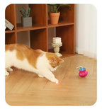 Cat toys for indoor Laser pointer Interactive cat toy for bored adult Cats,Random Trajectory and Tumbler Base laser for