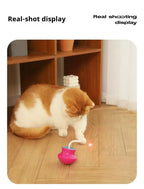 Cat toys for indoor Laser pointer Interactive cat toy for bored adult Cats,Random Trajectory and Tumbler Base laser for
