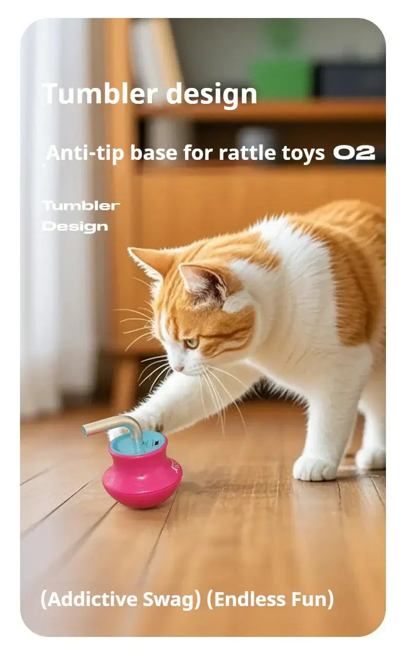 Cat toys for indoor Laser pointer Interactive cat toy for bored adult Cats,Random Trajectory and Tumbler Base laser for