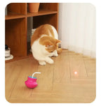 Cat toys for indoor Laser pointer Interactive cat toy for bored adult Cats,Random Trajectory and Tumbler Base laser for