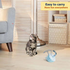 Cat toys for indoor Laser pointer Interactive cat toy for bored adult Cats,Random Trajectory and Tumbler Base laser for