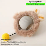 Cat Toys for Kitten Cats Ball Toys Pet Product Cat’s Accessories for Home Automatic Electronic Indoor Interactive Cat