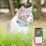 Cat Trackers GPS Cat Tracker Collar Pet Kitten GPS Collar Multifunctional Pet Smart GPS Trackers Pets Accessories IOS