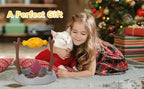 Cat Treat-Dispensing Slow Puzzle Feeder Bowls,Unique Rotatable Roast and Flame,Cognitive Training Game Toys for Indoor