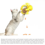 cat treat wheel interactive puzzle feeder food dispensing toy fun cat games indoor cat entertainment