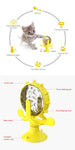 cat treat wheel interactive puzzle feeder food dispensing toy fun cat games indoor cat entertainment