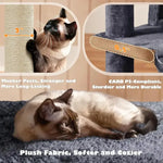 Cat Tree Luxury Furniture Scratch Post For Kittens Pet House Play - Dark Gray / 51 30 51cm
