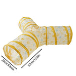 Cat Tunnel Tube Foldable Cat Toys Kitty Training Interactive Fun Toy Tunnel Bored for Puppy Kitten Pet Supplies Cat