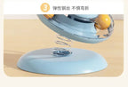 Cat Turntable Rocking Spring Dispenser Self-Entertaining Cat Teaser Stick Pet Boredom-Relief Toy