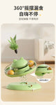 Cat Turntable Rocking Spring Dispenser Self-Entertaining Cat Teaser Stick Pet Boredom-Relief Toy