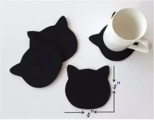 Cat Water Cup Mat New Wooden Cutting Dies Suitable for Common Mold Scrapbook Machines on the Market
