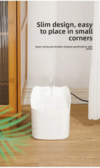 Cat Water Dispenser Automatic Circulation Flow Water Dispenser Kitten Water Drinker Cat Water Basin Feeding Bowl Pet