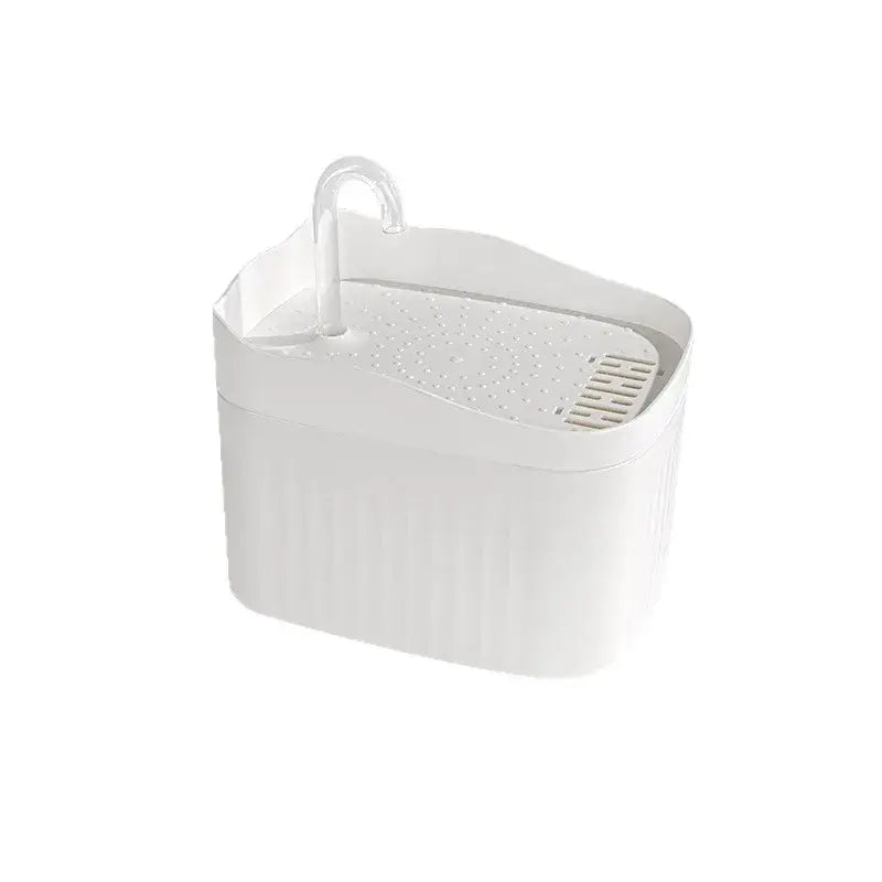 Cat Water Dispenser Automatic Circulation Flow Water Dispenser Kitten Water Drinker Cat Water Basin Feeding Bowl Pet