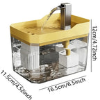 Cat water dispenser flowing water device silent large capacity circulating refill pet intelligent water feeder