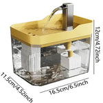 Cat water dispenser flowing water device silent large capacity circulating refill pet intelligent water feeder