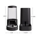 Cat Water Dispenser Moisture-proof Feeders and Water Fountain Large Capacity Detachable Design Cat Accessories for Cats