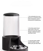 Cat Water Dispenser Moisture-proof Feeders and Water Fountain Large Capacity Detachable Design Cat Accessories for Cats