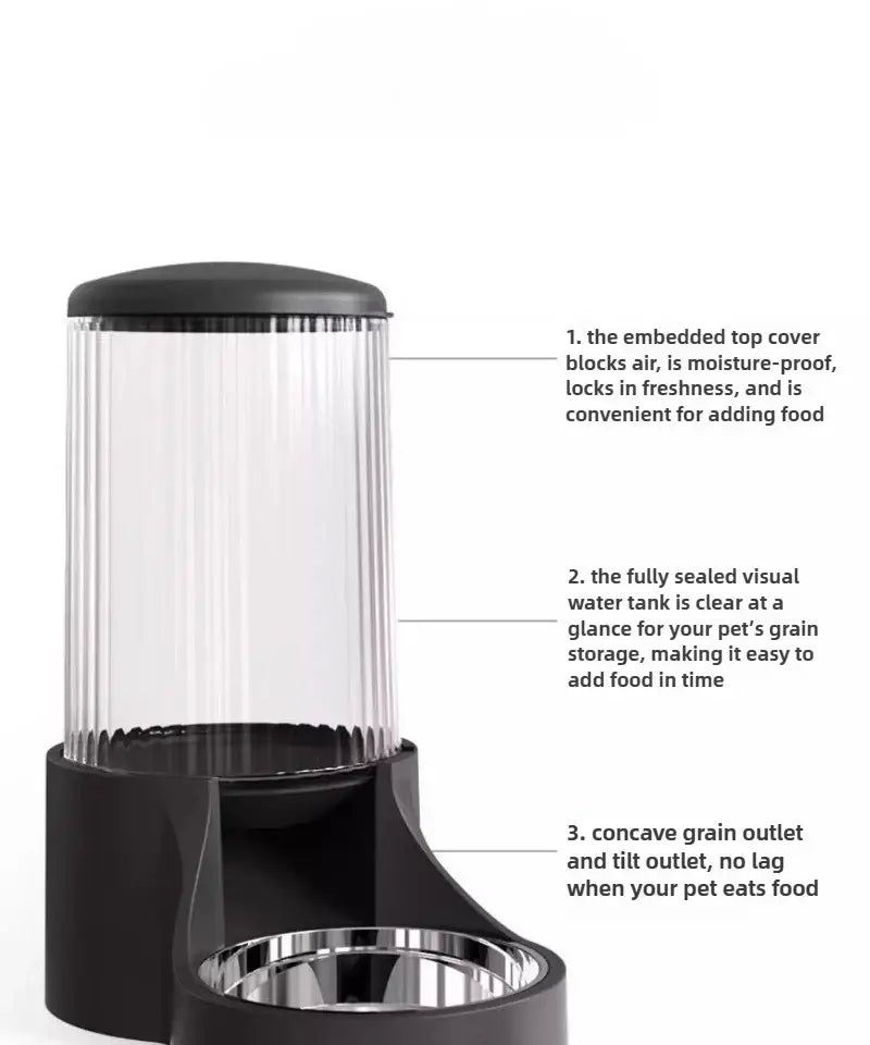Cat Water Dispenser Moisture-proof Feeders and Water Fountain Large Capacity Detachable Design Cat Accessories for Cats