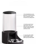 Cat Water Dispenser Moisture-proof Feeders and Water Fountain Large Capacity Detachable Design Cat Accessories for Cats