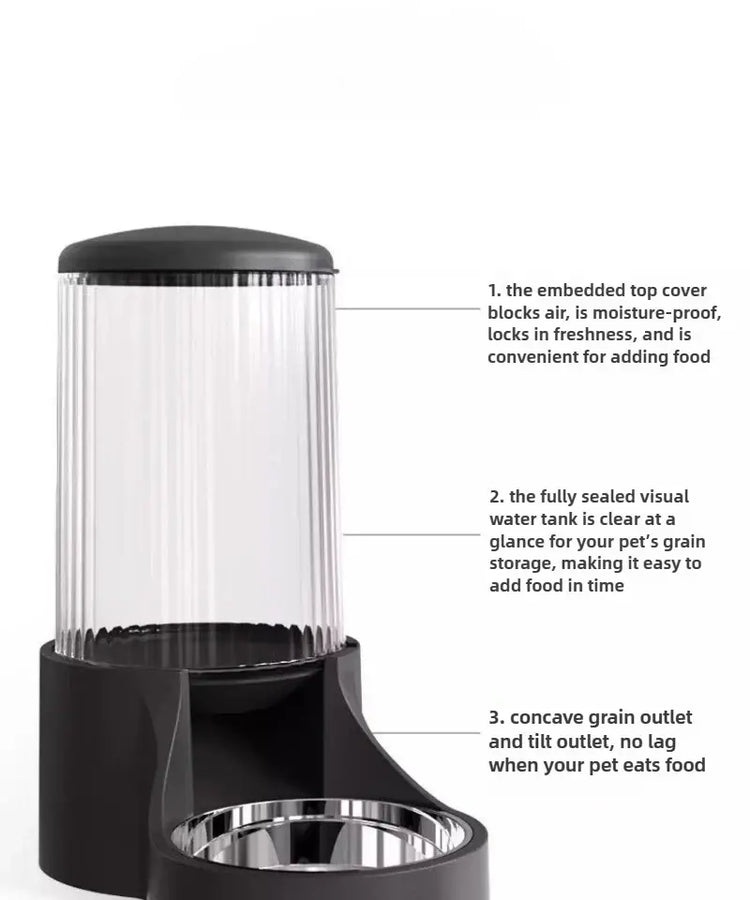 Cat Water Dispenser Moisture-proof Feeders and Water Fountain Large Capacity Detachable Design Cat Accessories for Cats