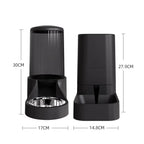 Cat Water Dispenser Moisture-proof Feeders and Water Fountain Large Capacity Detachable Design Cat Accessories for Cats