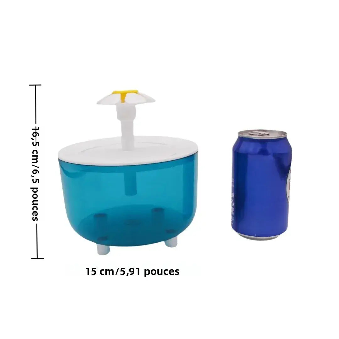 Cat Water Fountain 1.2L Recirculating Pet Water Dispenser USB Powered Silent with Filter Foam for Cats and Small Dogs