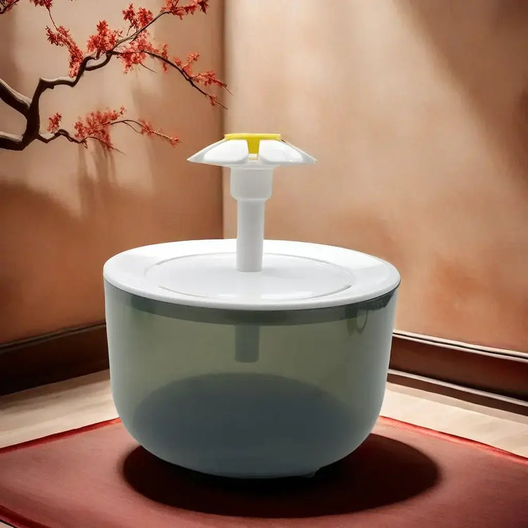 Cat Water Fountain 1.2L Recirculating Pet Water Dispenser USB Powered Silent with Filter Foam for Cats and Small Dogs