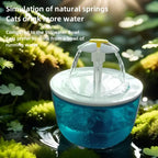 Cat Water Fountain 1.2L Recirculating Pet Water Dispenser USB Powered Silent with Filter Foam for Cats and Small Dogs