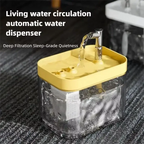 Cat Water Fountain Auto Filter Transparent Cat Drinker USB Anti-Dry Burning Recirculate Filtering Water Dispenser with