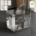 Cat Water Fountain Auto Filter Transparent Cat Drinker USB Anti-Dry Burning Recirculate Filtering Water Dispenser with