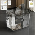 Cat Water Fountain Auto Filter Transparent Cat Drinker USB Anti-Dry Burning Recirculate Filtering Water Dispenser with