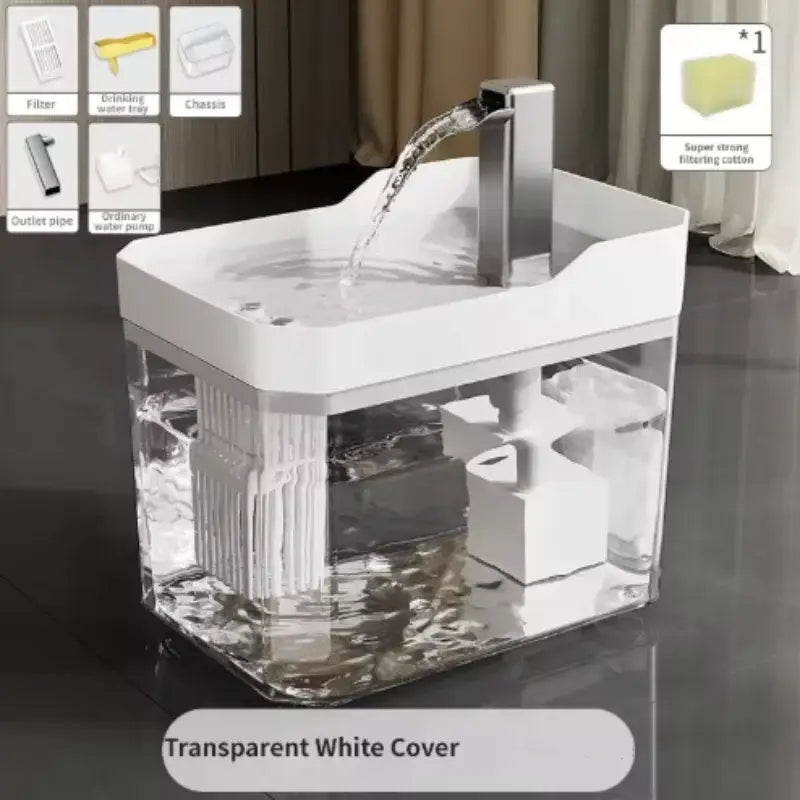 Cat Water Fountain Cat automatic water dispenser filters circulating flowing water intelligent pet automatic water