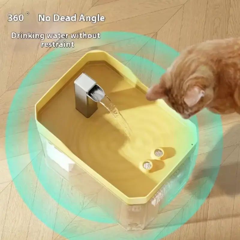 Cat Water Fountain Cat automatic water dispenser filters circulating flowing water intelligent pet automatic water