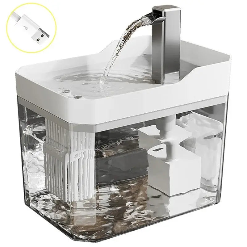 Cat Water Fountain Cat automatic water dispenser filters circulating flowing water intelligent pet automatic water