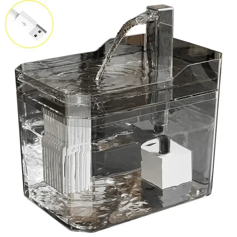 Cat Water Fountain Cat automatic water dispenser filters circulating flowing water intelligent pet automatic water