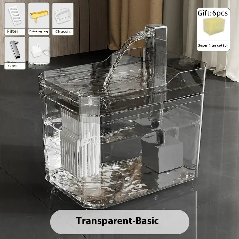 Cat Water Fountain Automatic Water Dispenser USB Live Circulation Filter Pet Drinker Quiet Pet Water Fountain Cat Small