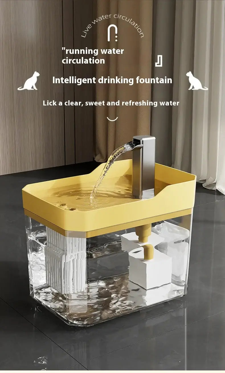 Cat Water Fountain Automatic Water Dispenser USB Live Circulation Filter Pet Drinker Quiet Pet Water Fountain Cat Small