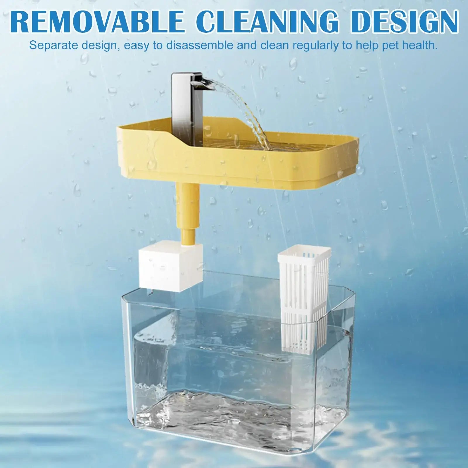 Cat Water Fountain Automatic Water Dispenser USB Live Circulation Filter Pet Drinker Quiet Pet Water Fountain Cat Small