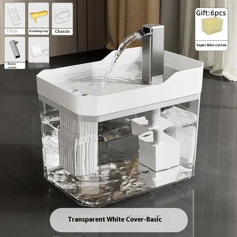 Cat Water Fountain Automatic Water Dispenser USB Live Circulation Filter Pet Drinker Quiet Pet Water Fountain Cat Small